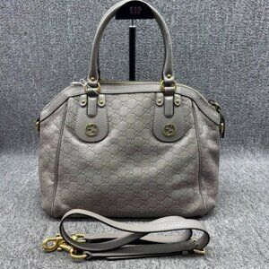 Authentic Gucci Guccissima Leather Bag Satchel Crossbody Luxury Handbag